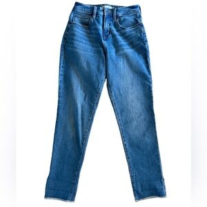 Carve‎ Designs Austin  Raw Hem or cuffed Jeans  Women’s Size 2 nwot high rise